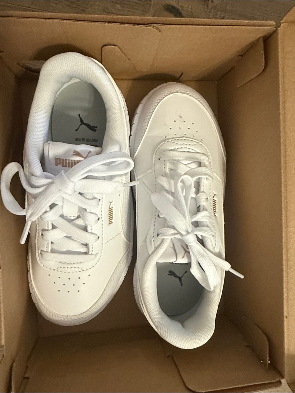 PUMA Carina Mia Girls Sneakers New in Box Size 1